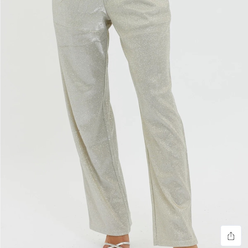 NWT Silver Pants Set - Picture 6 of 6